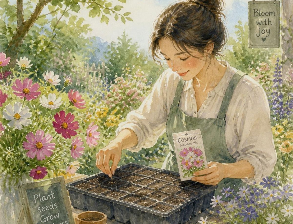 How to Plant Cosmos Seeds, Step by Step