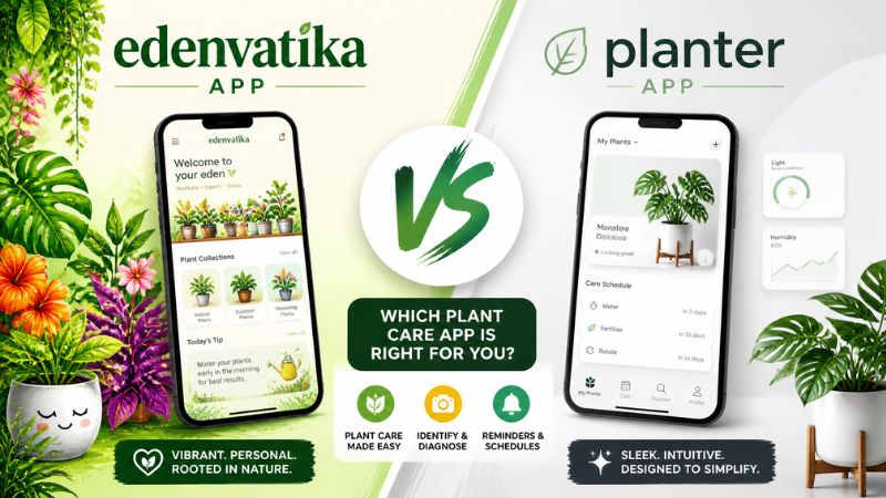 EdenVatika vs Planter: Square-Foot Garden Apps Compared (2026)