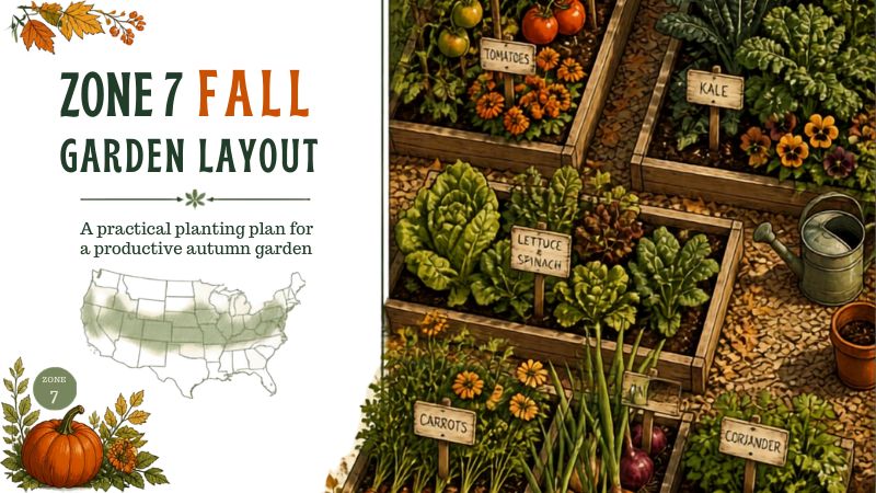 Zone 7 Fall Garden Layout: 8 Plans to Copy + Planting Dates